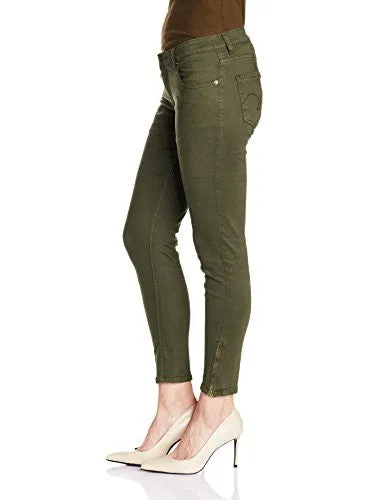 People Women's Chino Pants (P20402045230126_Green_30)