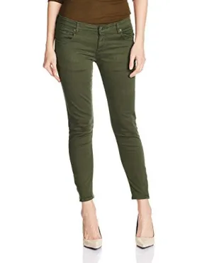 People Women's Chino Pants (P20402045230126_Green_30)