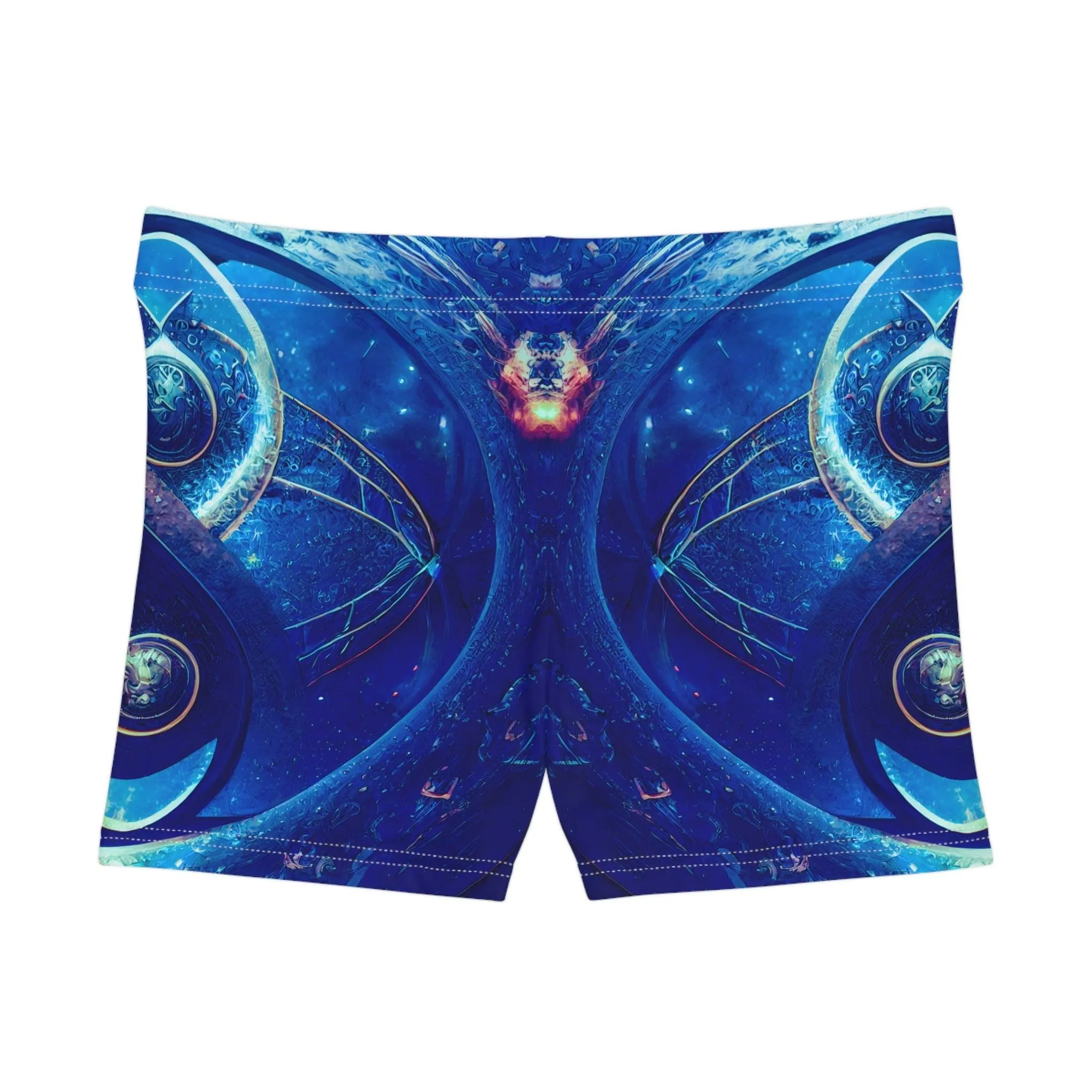 Perfect Balance of Order and Chaos - Infinity Sacred Geometry Women's Shorts (AOP) - Activewear