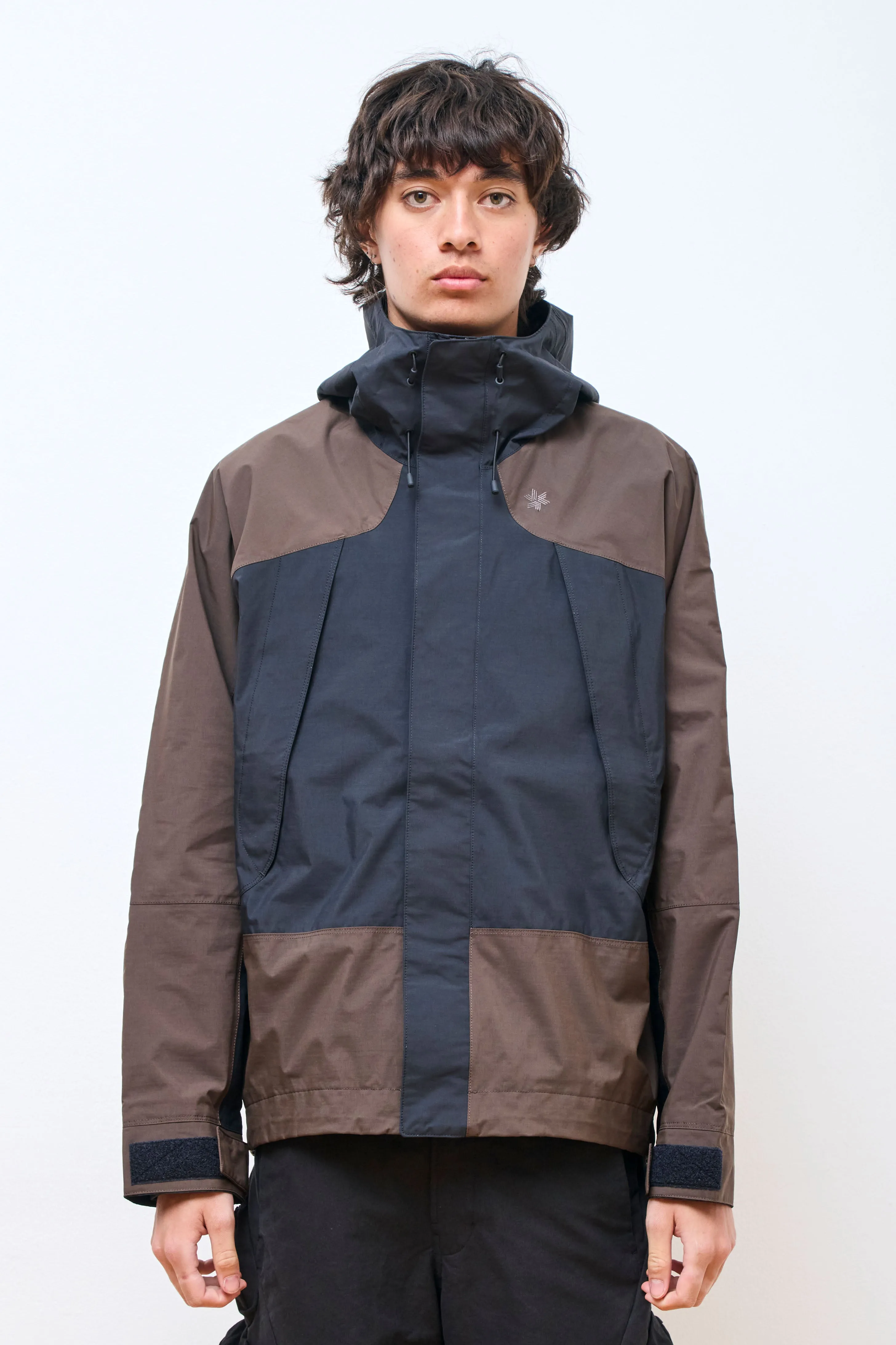 Pertex Unlimited 2L Jacket Jet Brown/Black