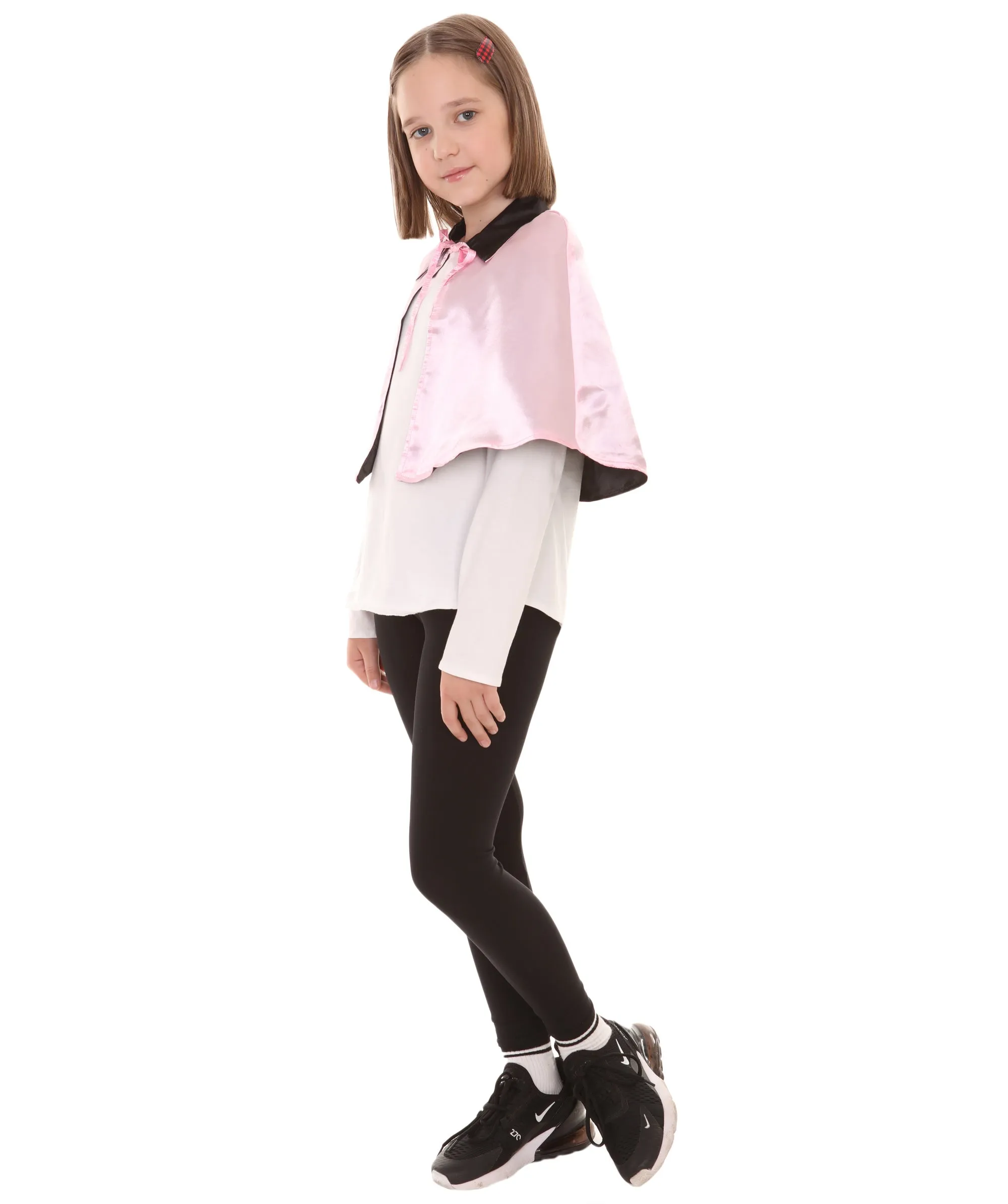 Pink & Black Halloween Costume | Child's Vampire Cape