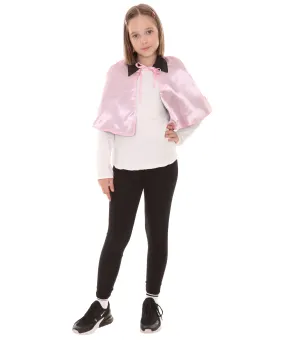 Pink & Black Halloween Costume | Child's Vampire Cape