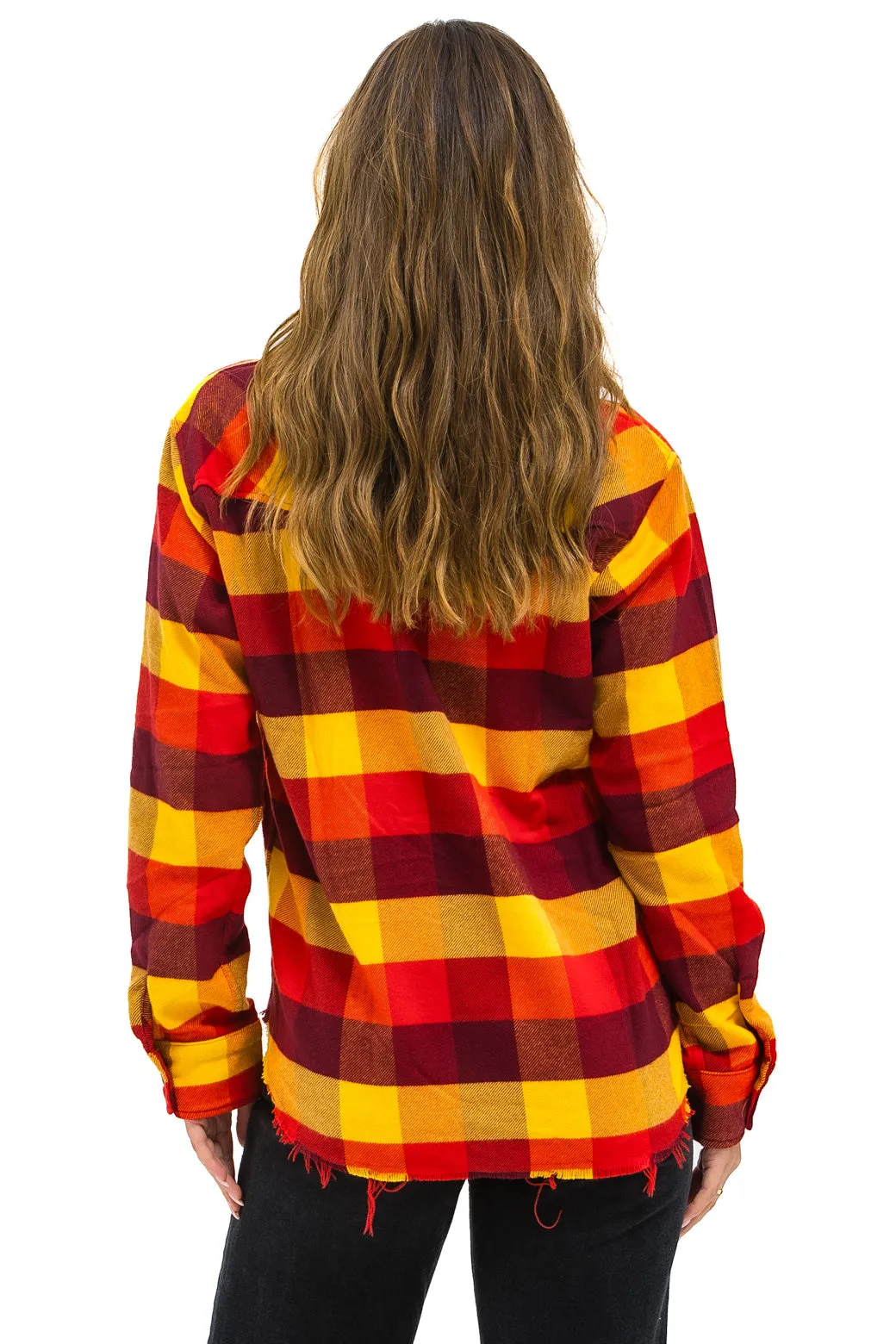 PLAID FLANNEL WESTERN SHIRT - SURFY PLAID