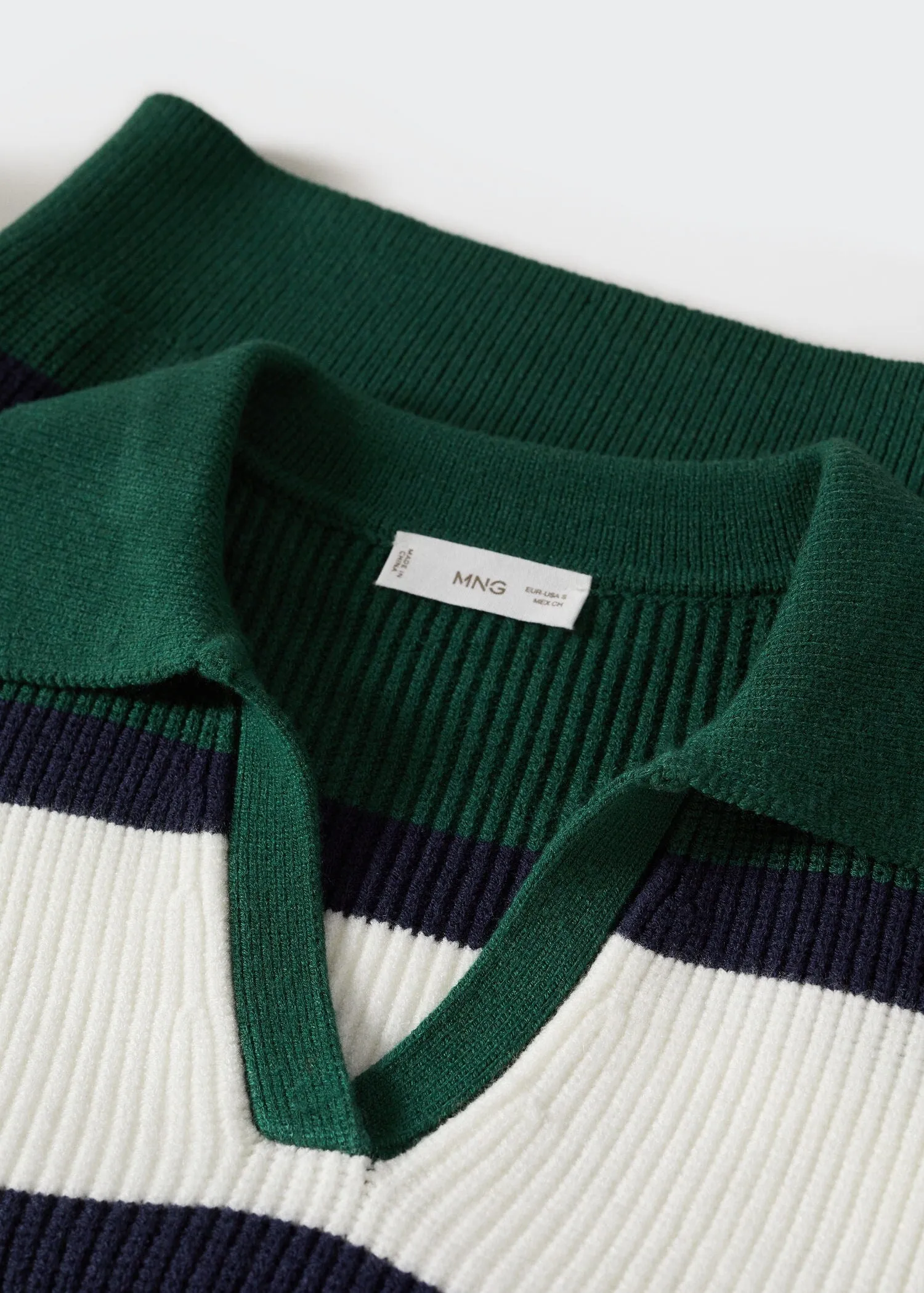 Polo neck sweater