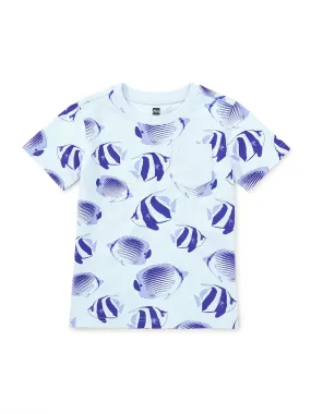 Printed Pocket Tee - Angelfish