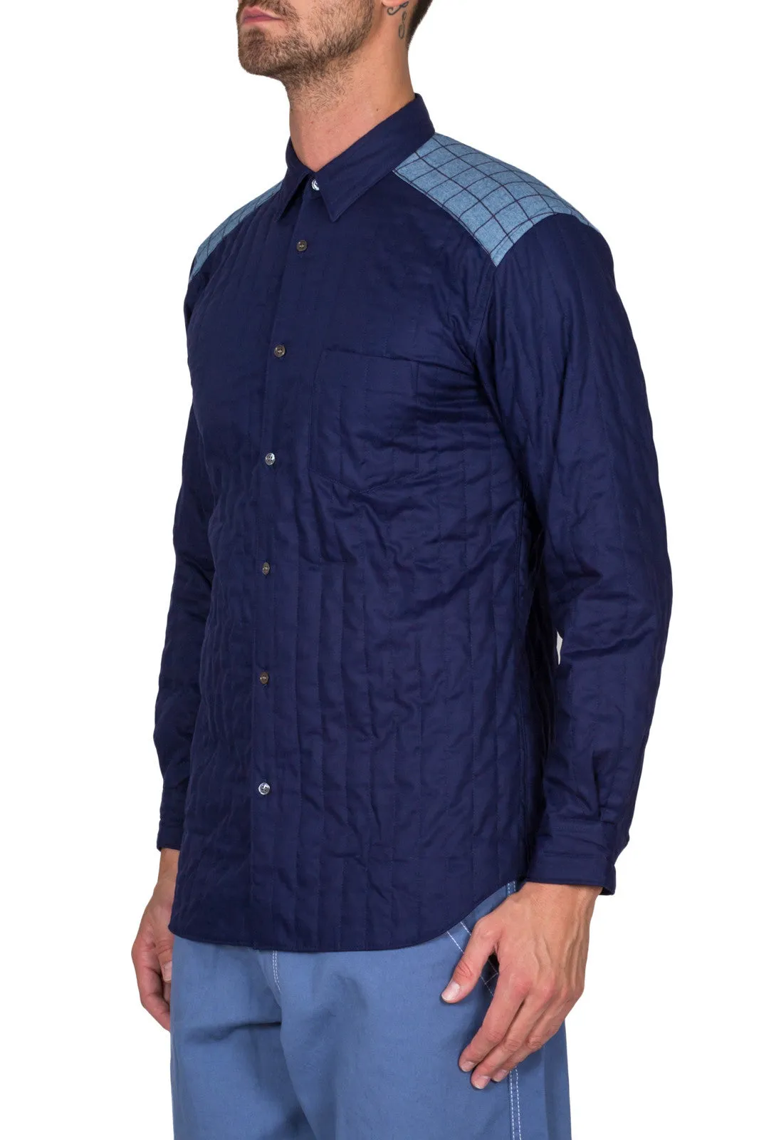 Quilted Check Shirt