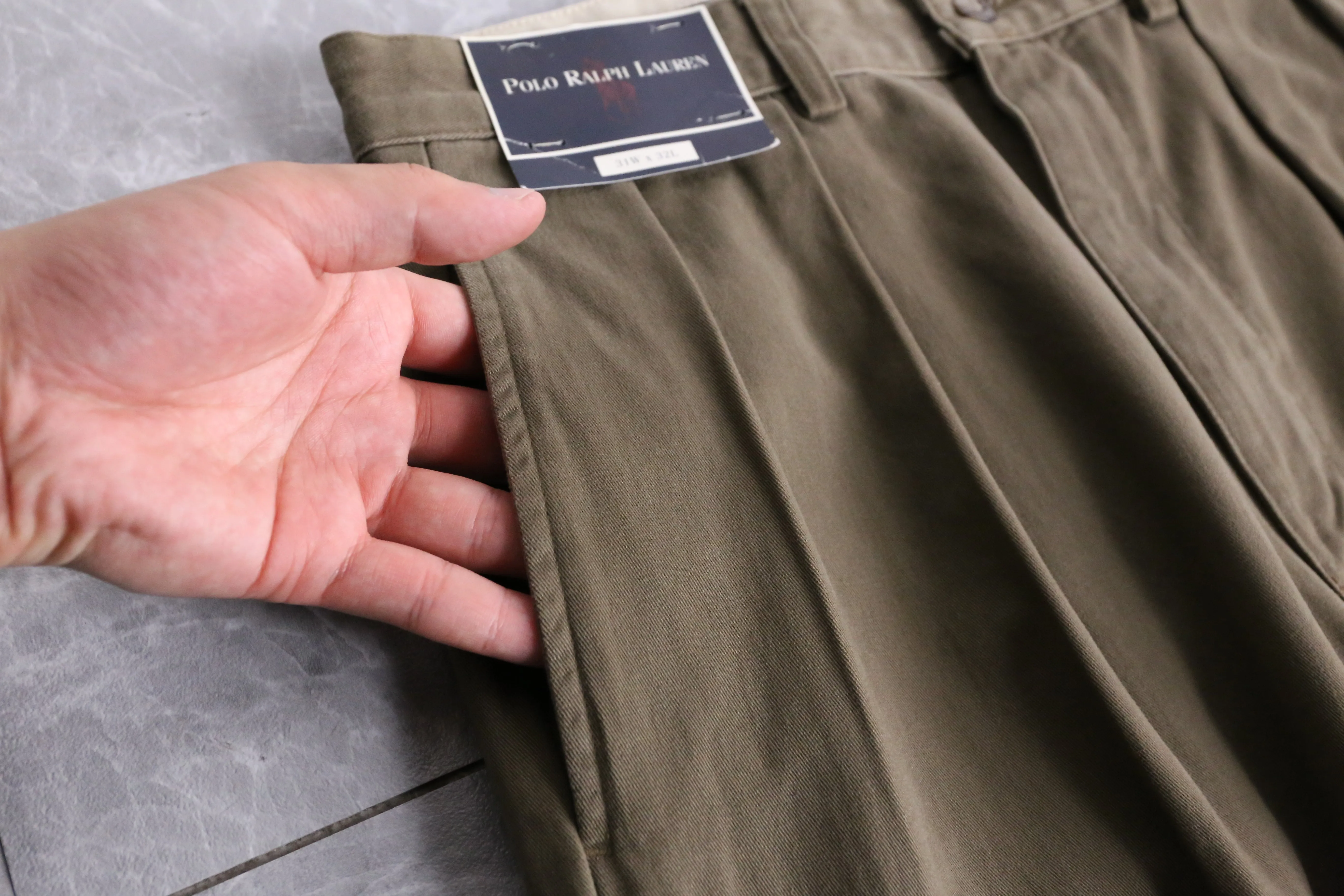 "Polo by Ralph Lauren" sand beige chino