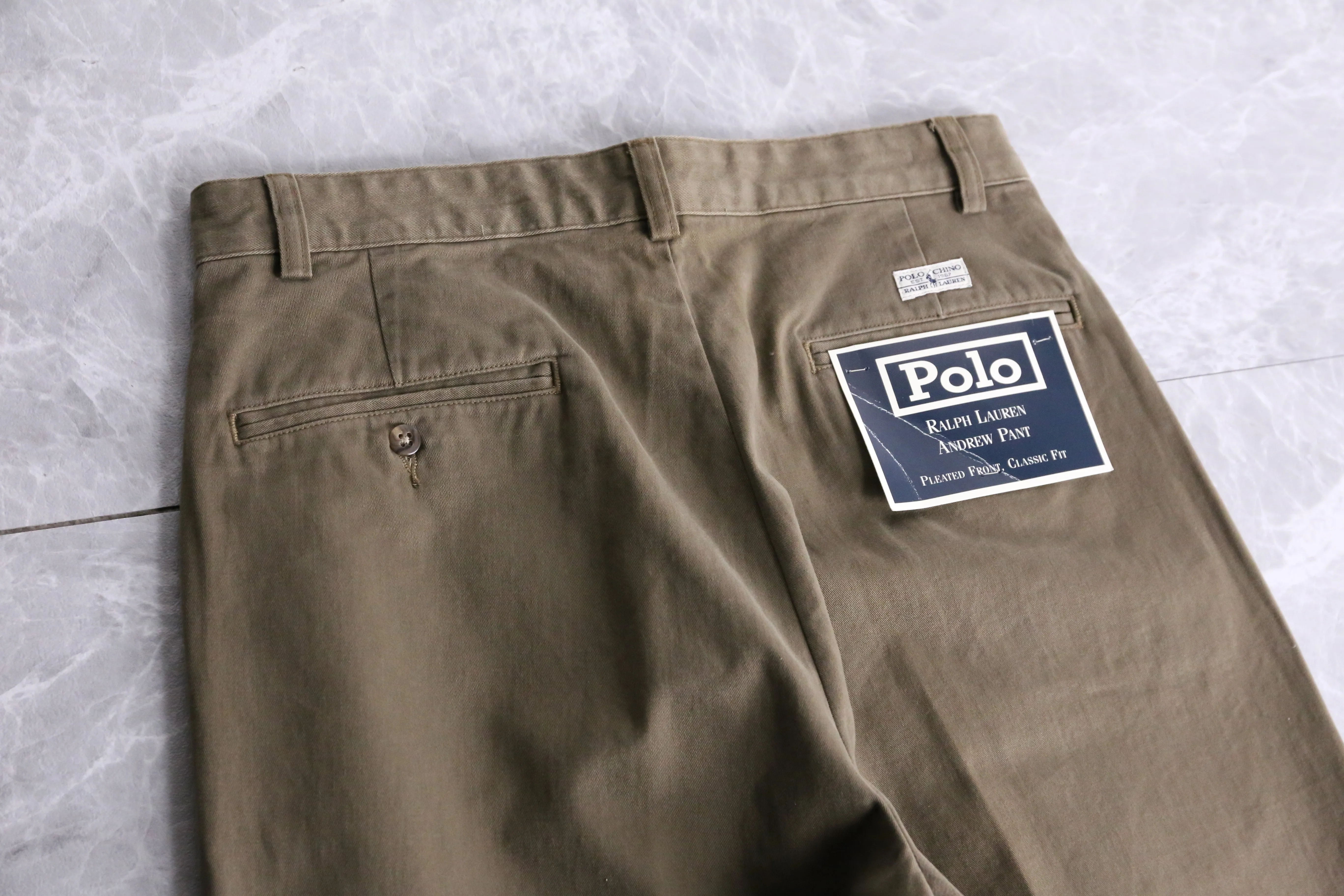 "Polo by Ralph Lauren" sand beige chino