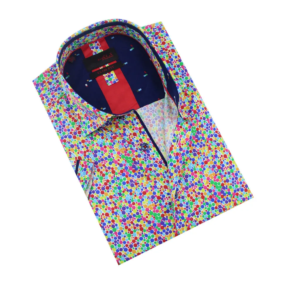 Rainbow Confetti Short Sleeve Shirt