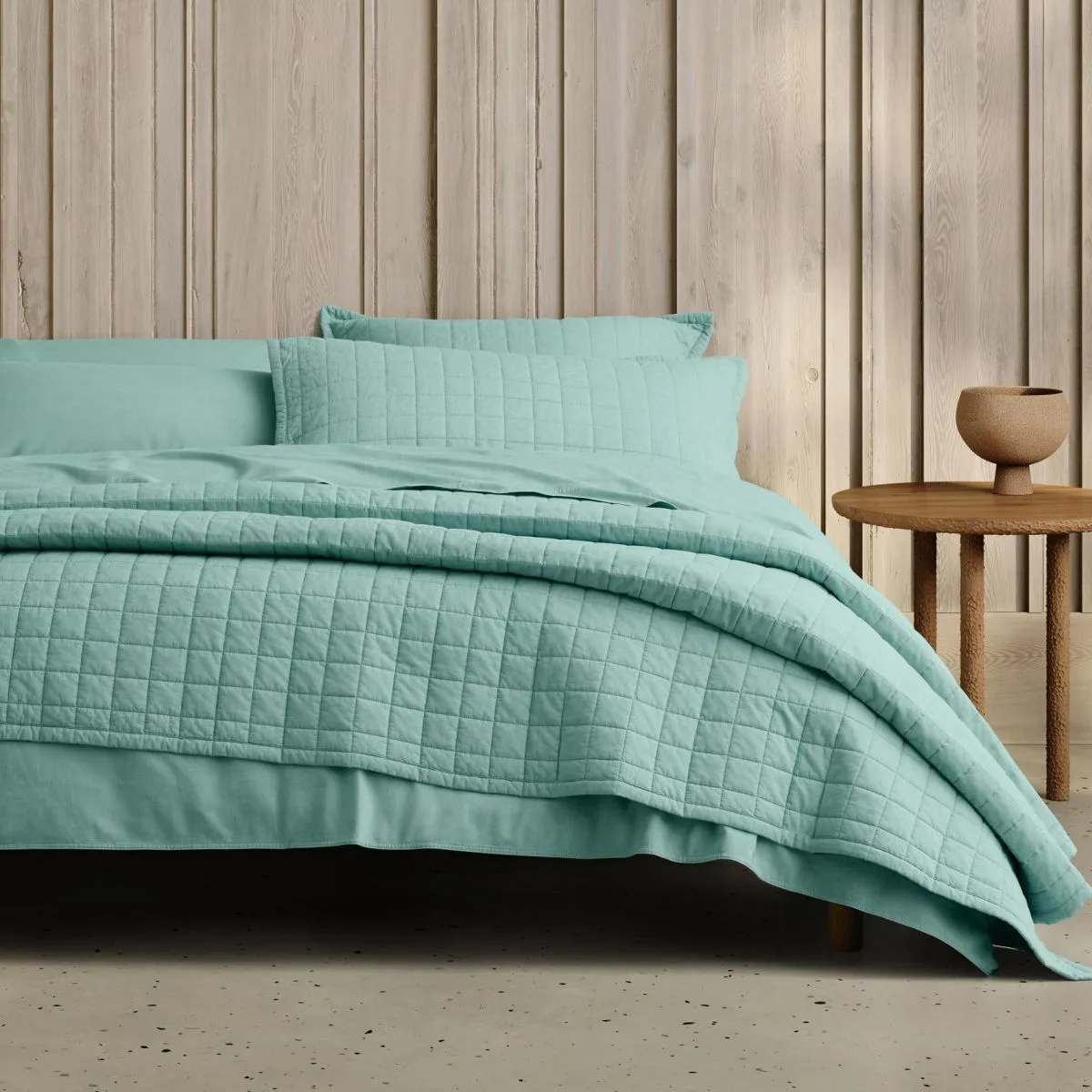 Reilly ARCTIC GREEN Bed Cover by Sheridan