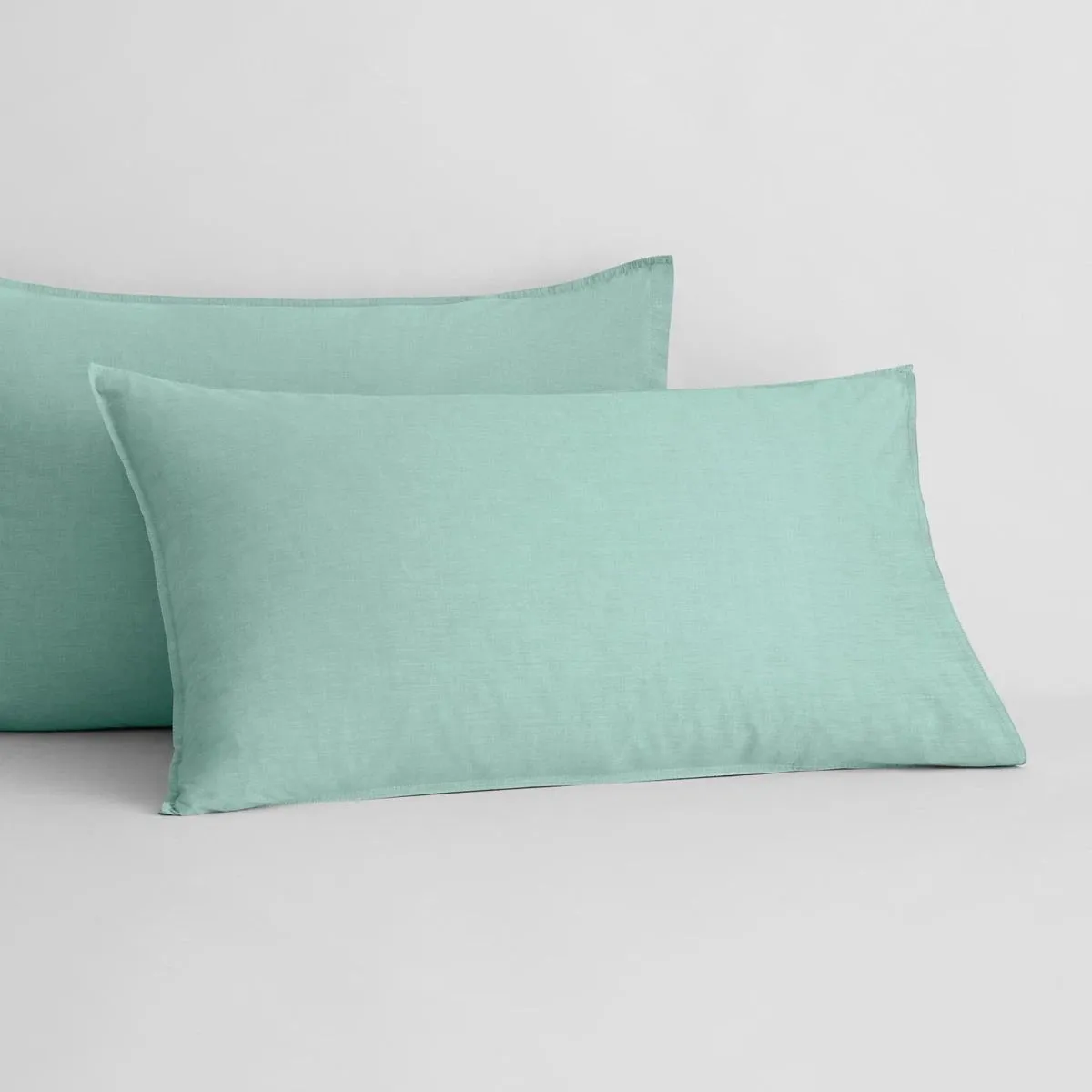 Reilly Arctic Green Quilt Cover Set by Sheridan