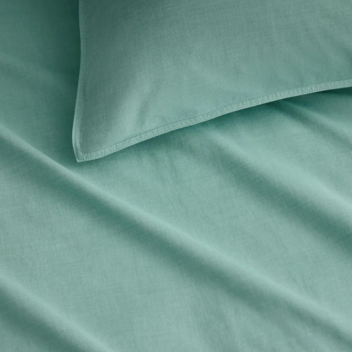 Reilly Arctic Green Quilt Cover Set by Sheridan