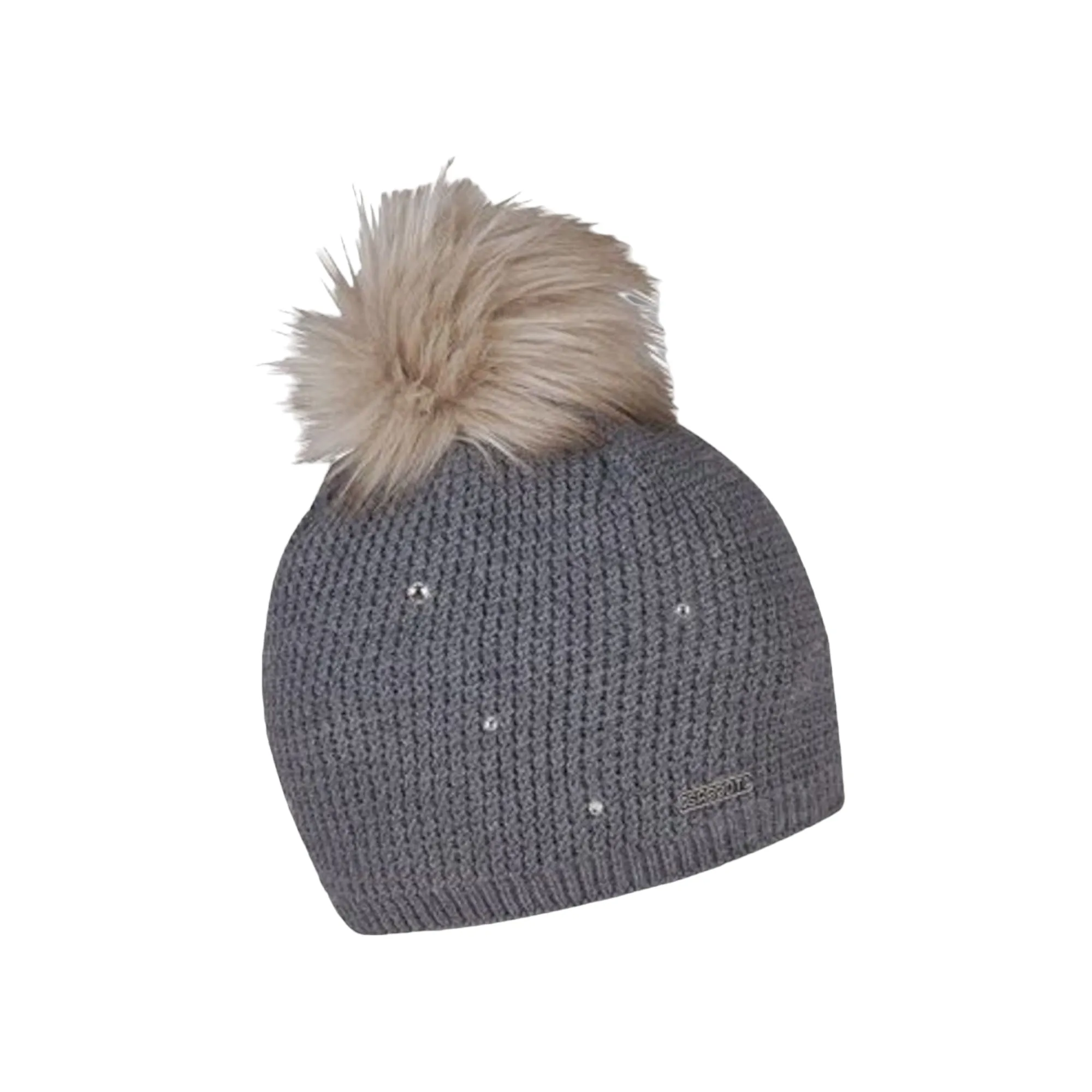 Sabbot Sigrid Faux Fur Bobble Hat Classic Stone