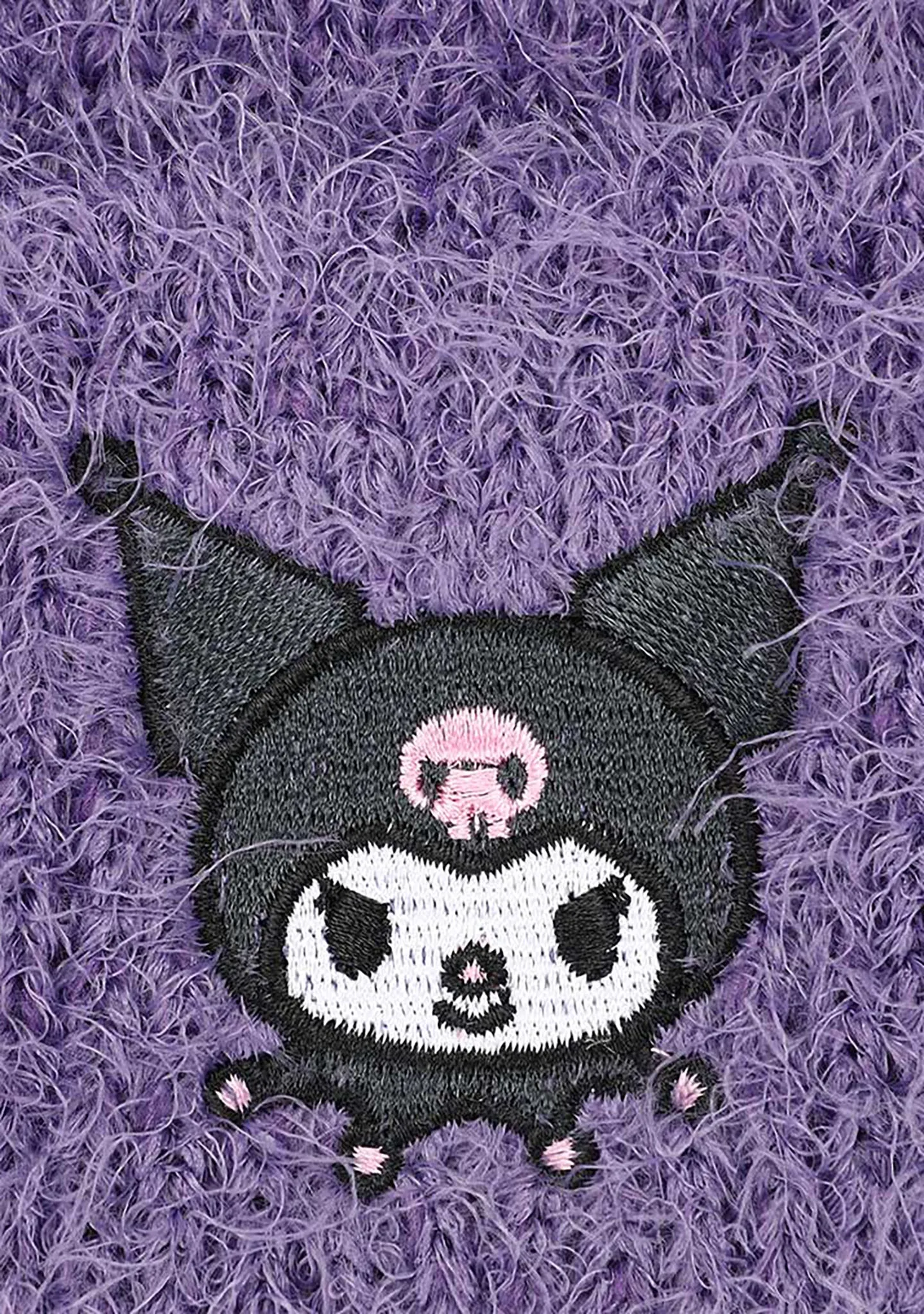 Sanrio Kuromi Soft Fuzzy Beanie