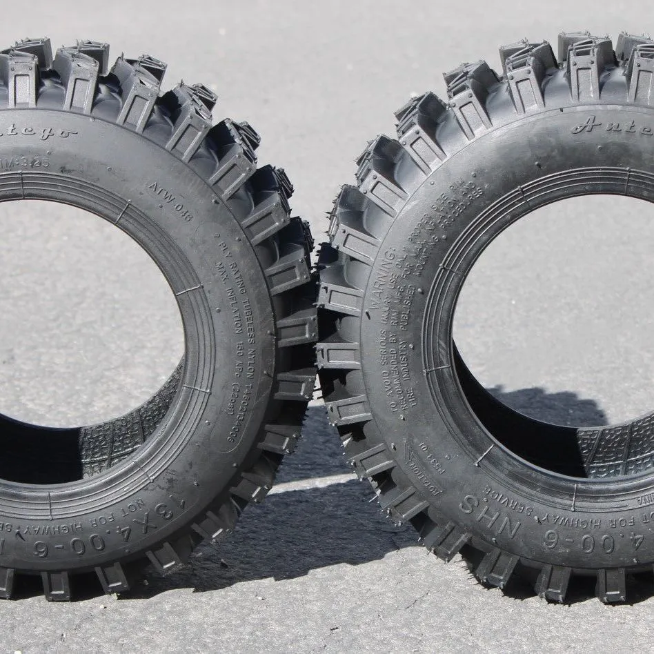 (Set of 4) Antego 13X4.00-6 ATW-046 2 ply Snow tires Directional