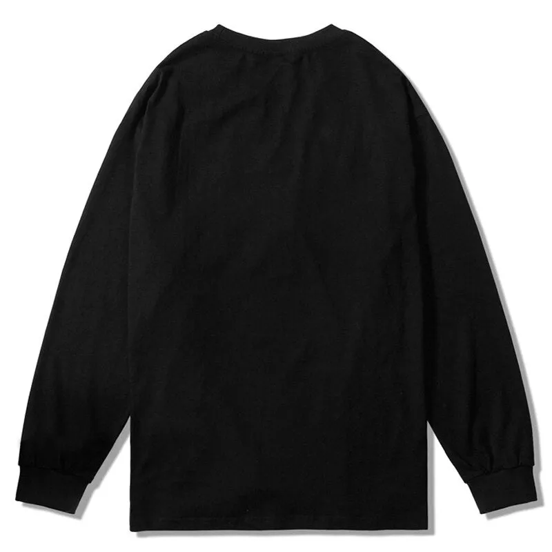 Shadow Print Long Sleeve T-Shirt