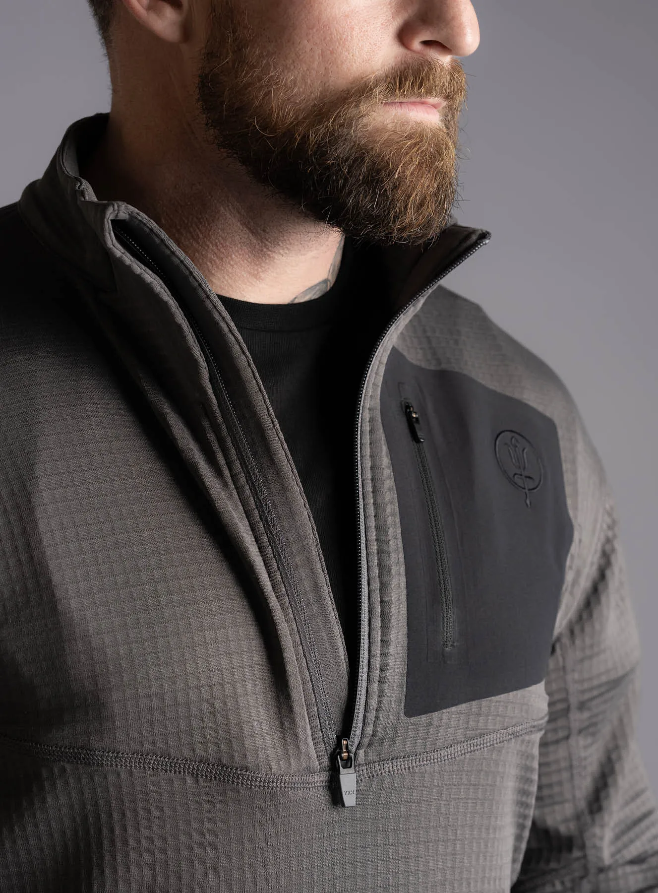 SIEGE TECH FLEECE HALF ZIP