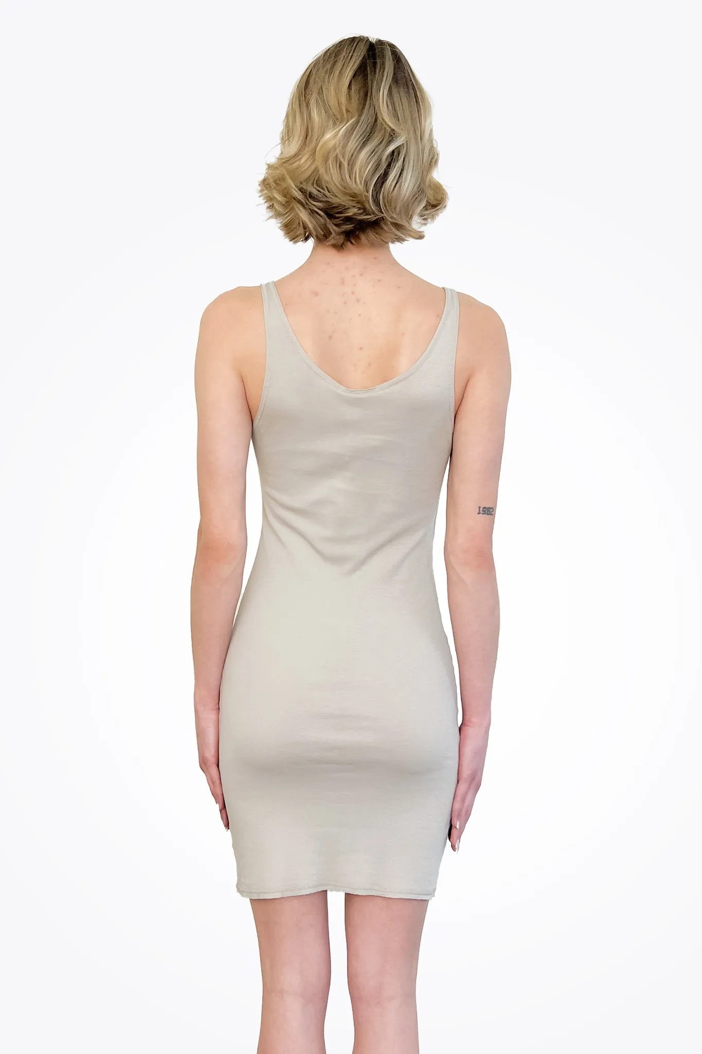 Slip Tank Dress - Grey