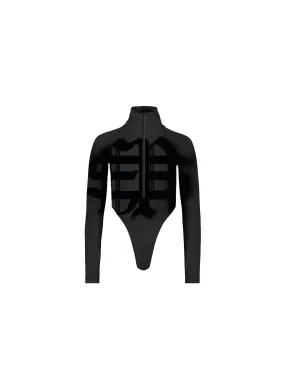 Sole et. Al Metro Identity Zip Bodysuit : Black