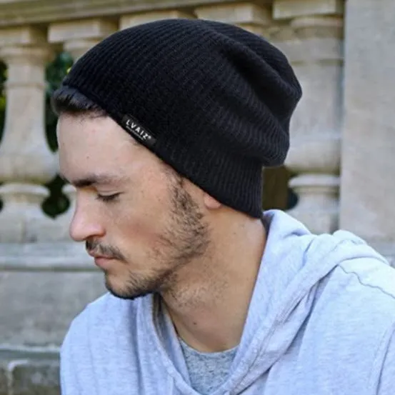 Stretchy Soft Thin Knitted Beanie Hats