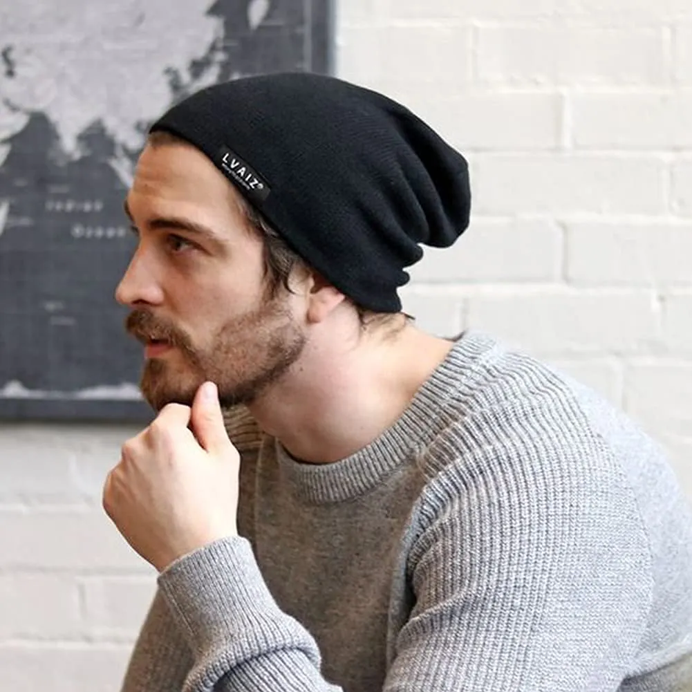 Stretchy Soft Thin Knitted Beanie Hats