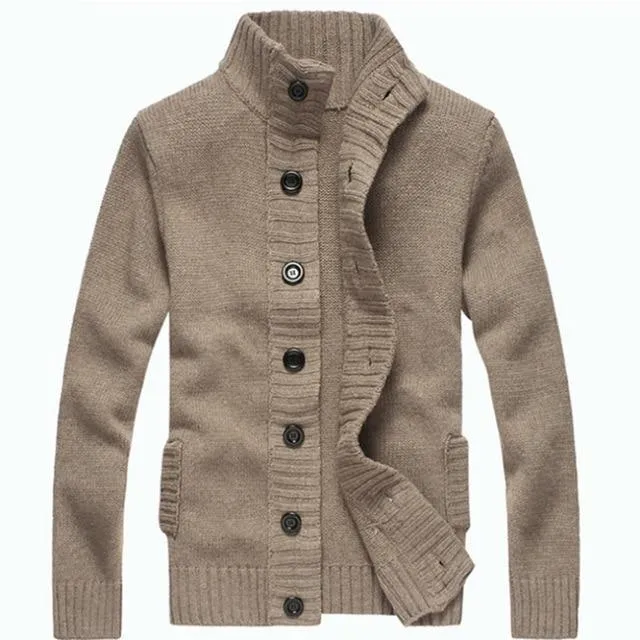 Sweater For Men Slim Cardigan Fit Jumpers Knitwear Warm Autumn Casual alternative Clothing