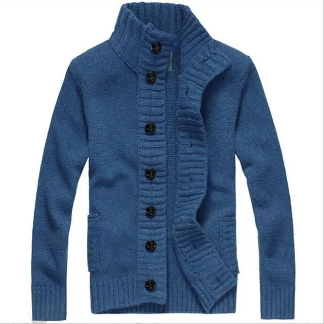 Sweater For Men Slim Cardigan Fit Jumpers Knitwear Warm Autumn Casual alternative Clothing