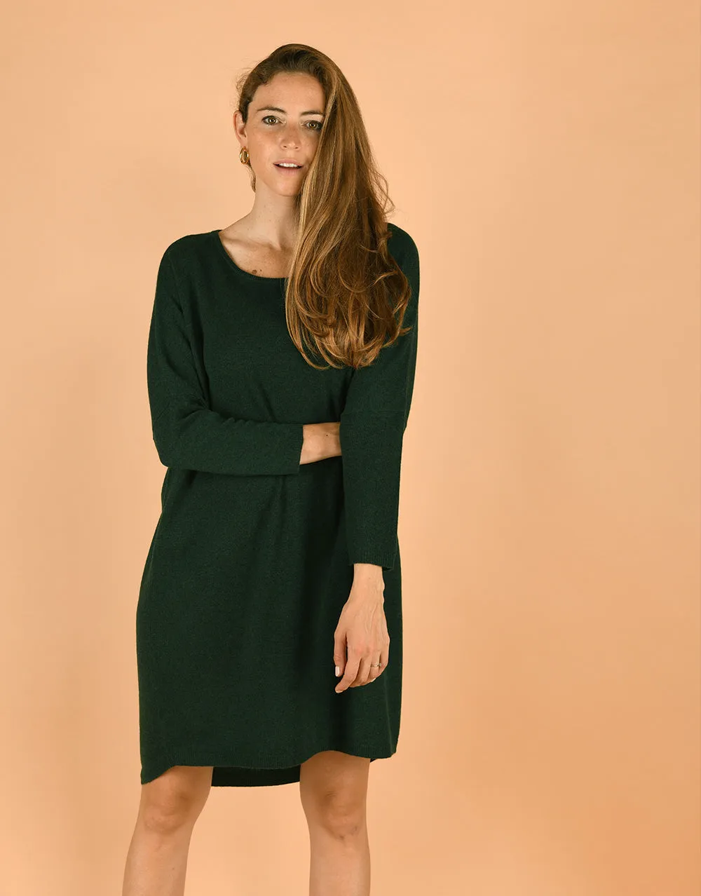 Tee Dress in Seaweed