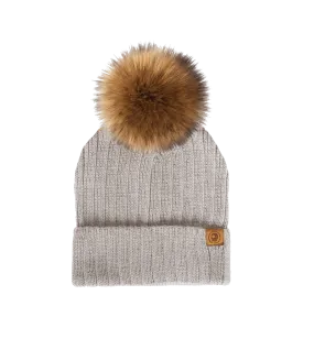 The Classy Pom Toque by Headster - Grey