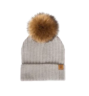 The Classy Pom Toque by Headster - Grey