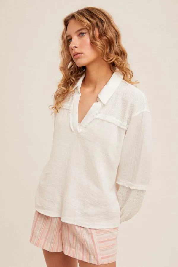 The Gianna Blouson Sleeve Top