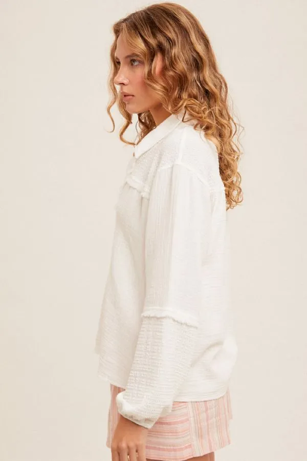 The Gianna Blouson Sleeve Top