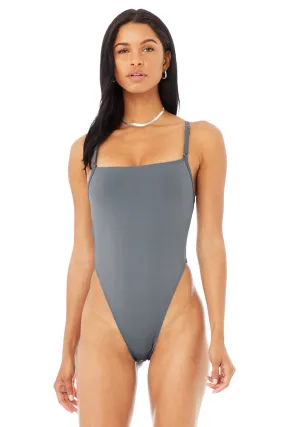 Thrill Seeker Bodysuit - Steel Blue