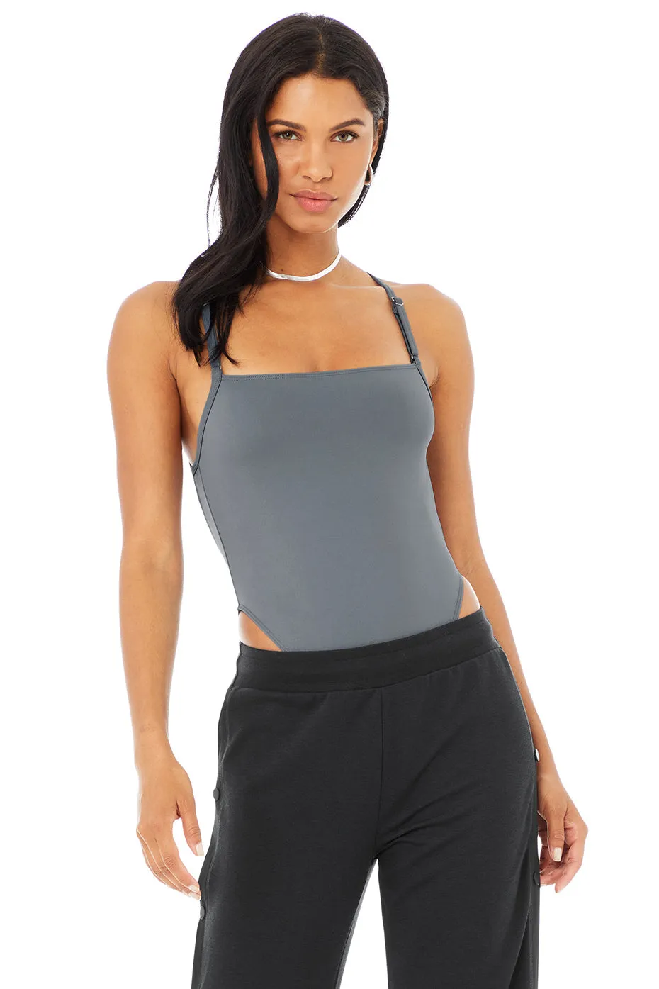 Thrill Seeker Bodysuit - Steel Blue