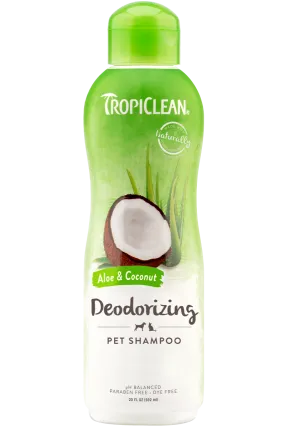 Tropiclean Deodorizing Aloe & Coconut Shampoo 20 oz.