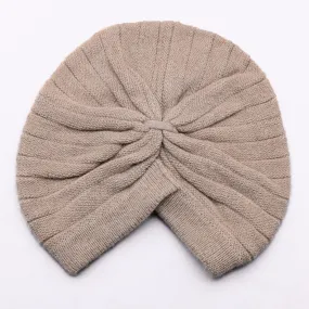 T'urban OUTFITTER Jumbo Rib Pure Merino Wool Turban, Biscuit