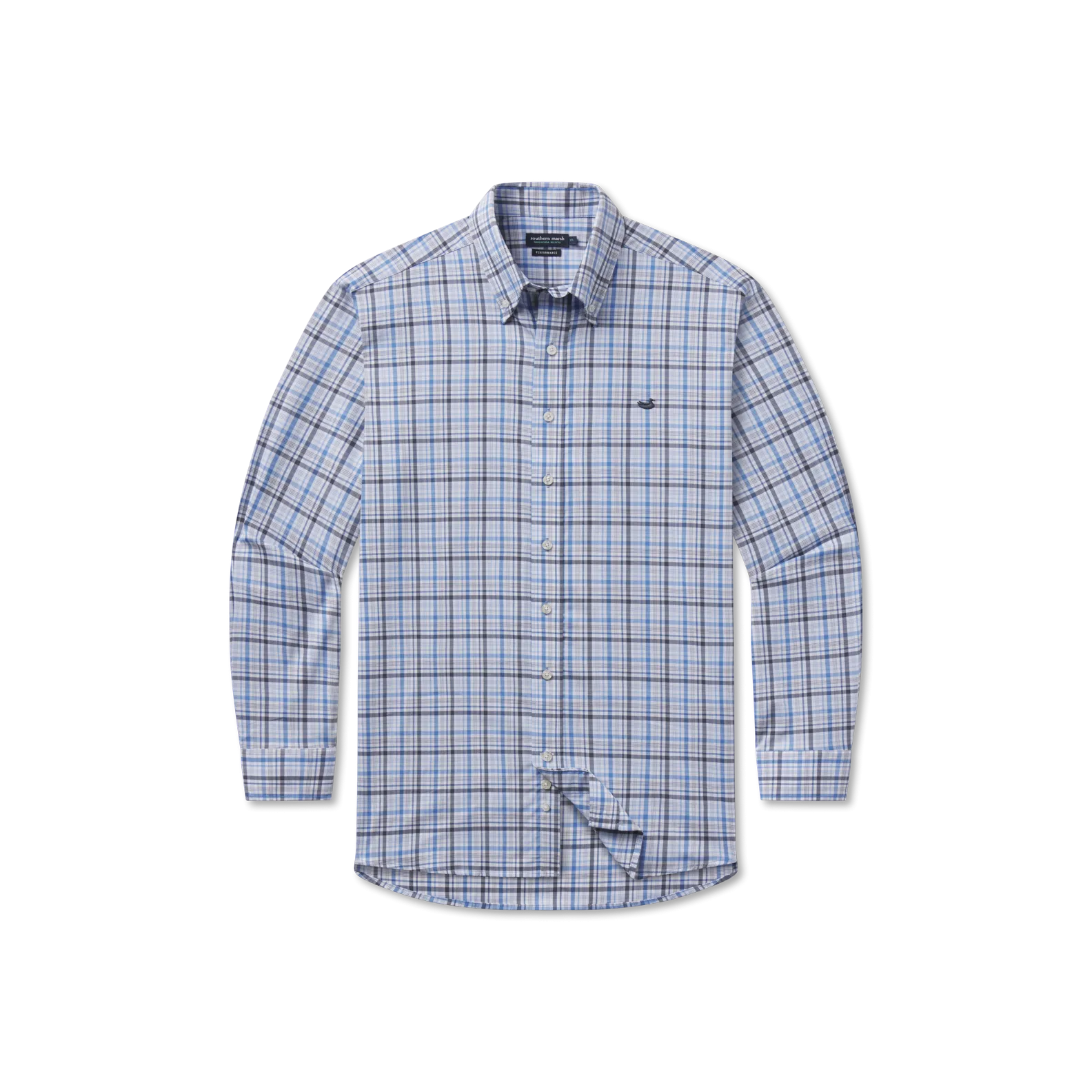 Van Buren Performance Grid Dress Shirt