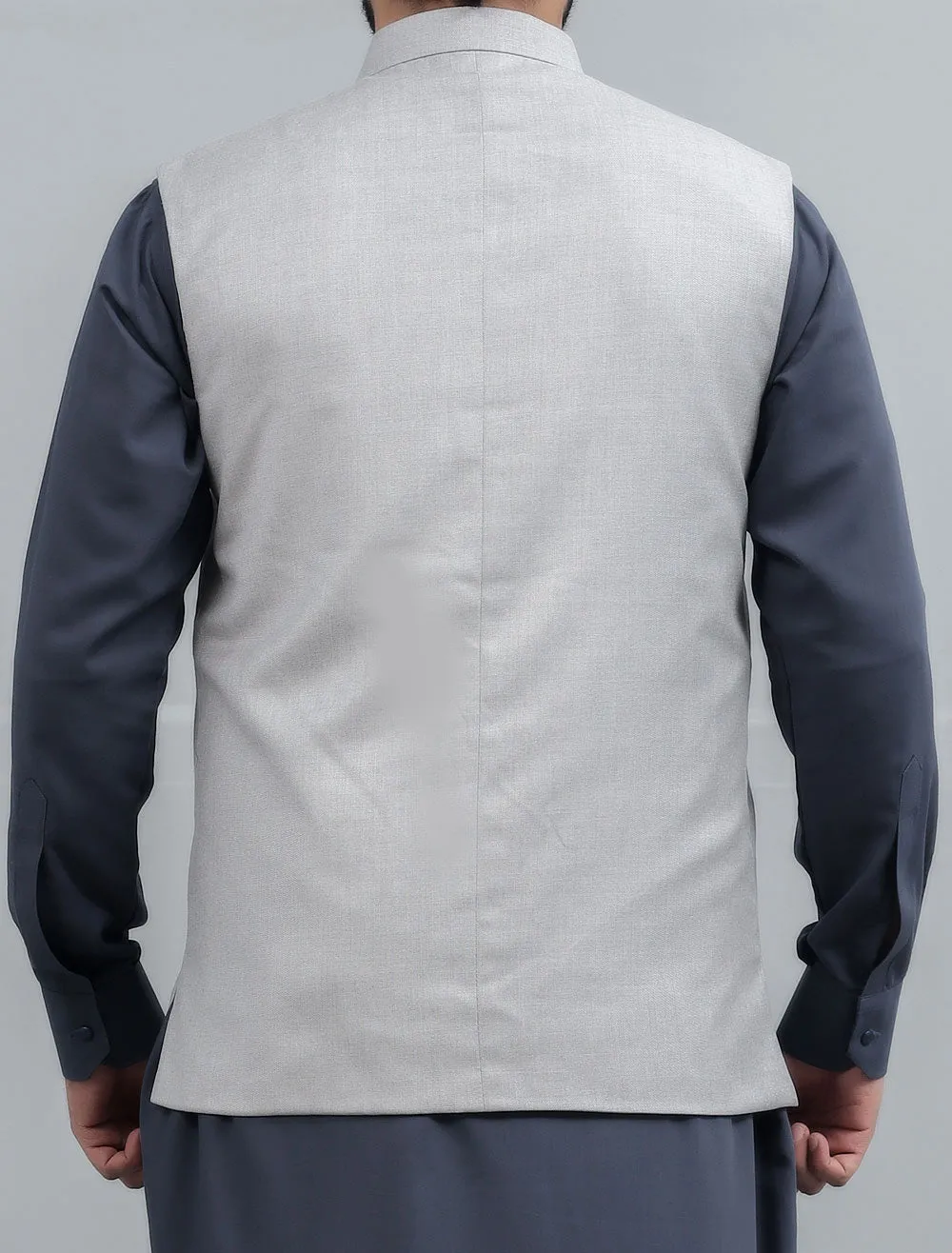 Waist coat For Men In L-Grey SKU: GA3331-L-Grey