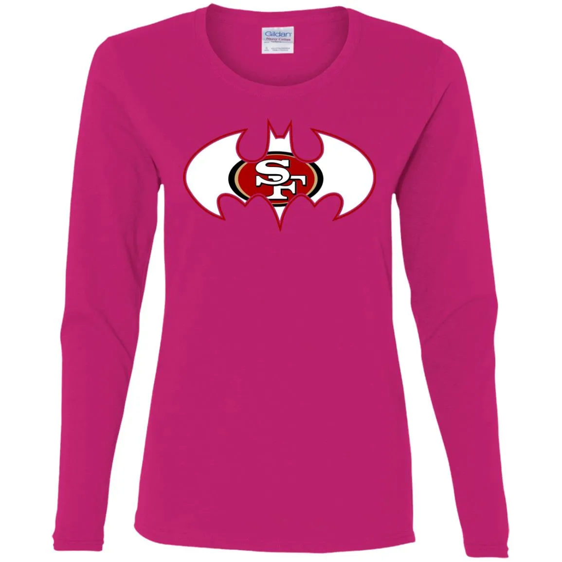 We Are The San Francisco 49ers Batman Nfl Mashup Women Long Sleeve Shirt