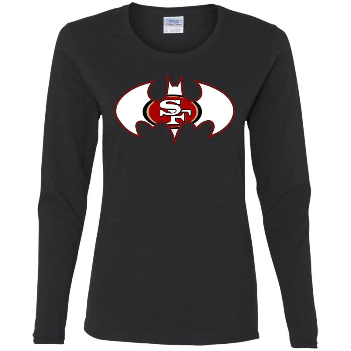 We Are The San Francisco 49ers Batman Nfl Mashup Women Long Sleeve Shirt