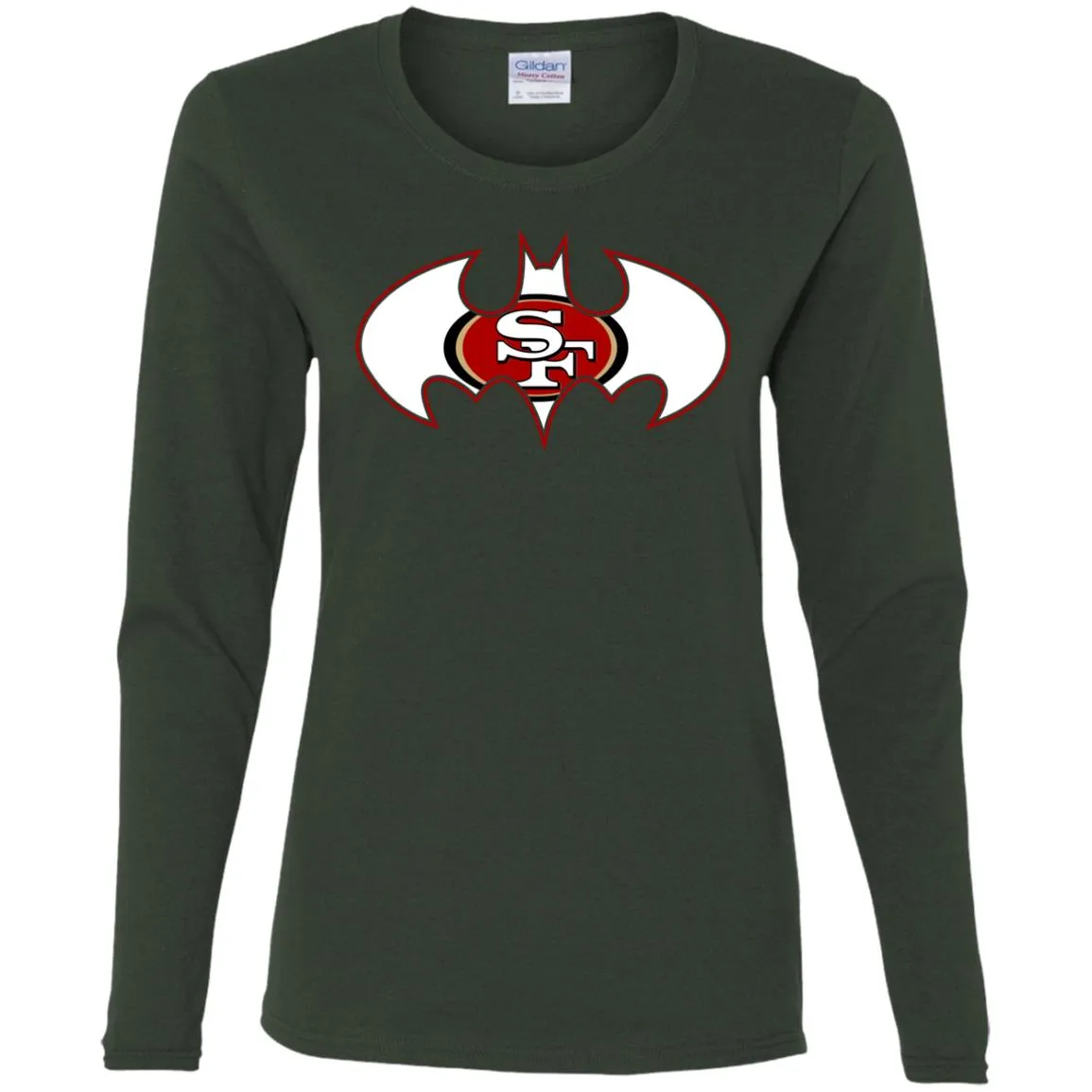 We Are The San Francisco 49ers Batman Nfl Mashup Women Long Sleeve Shirt