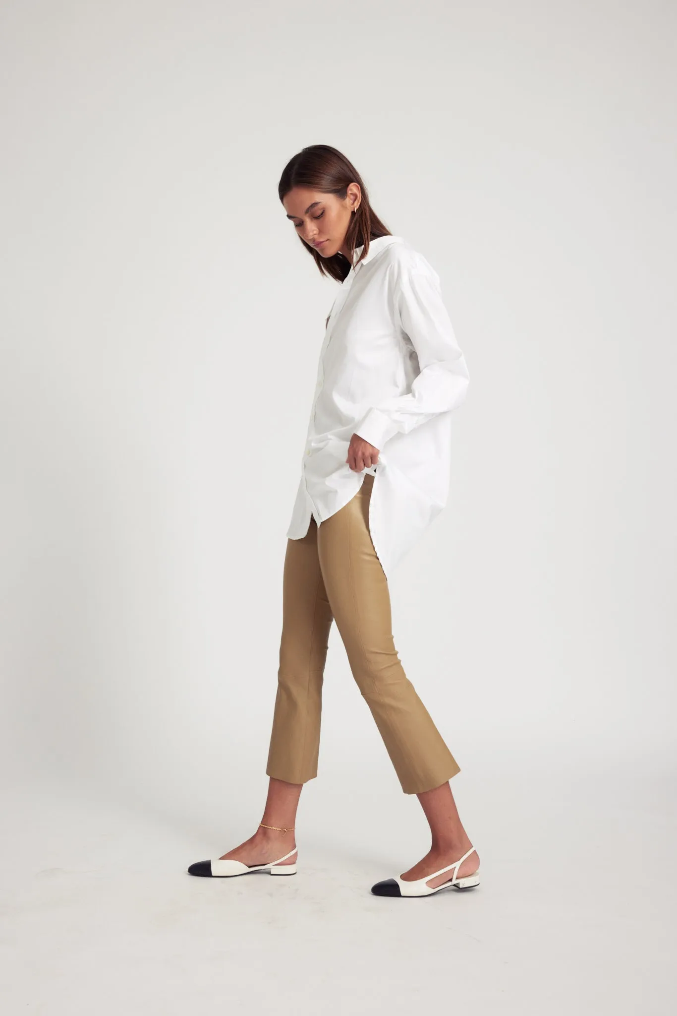 White Poplin Shirt