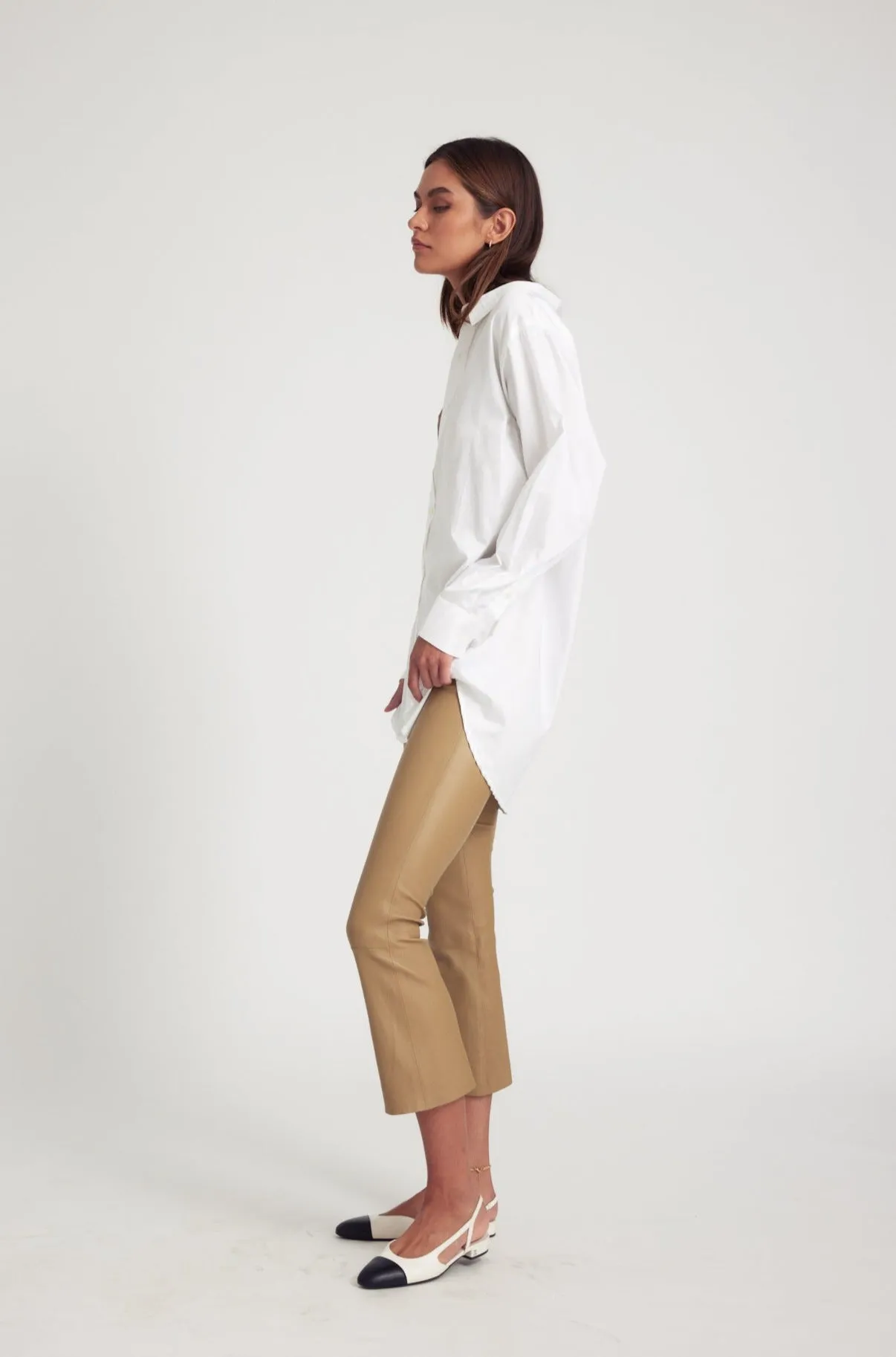 White Poplin Shirt