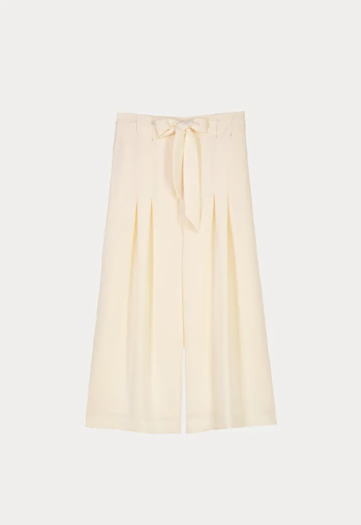 Wide Leg Solid Soft Culottes