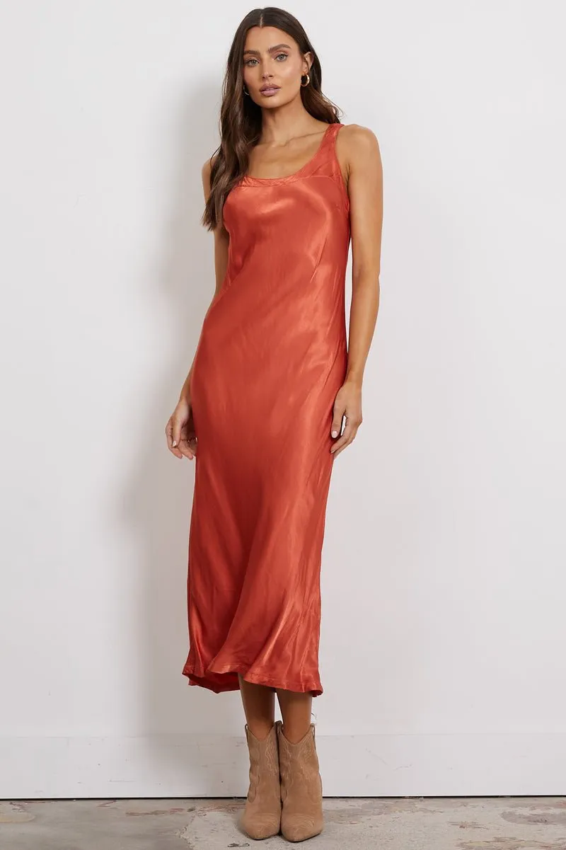 WINONA SILKY MAXI SLIP DRESS