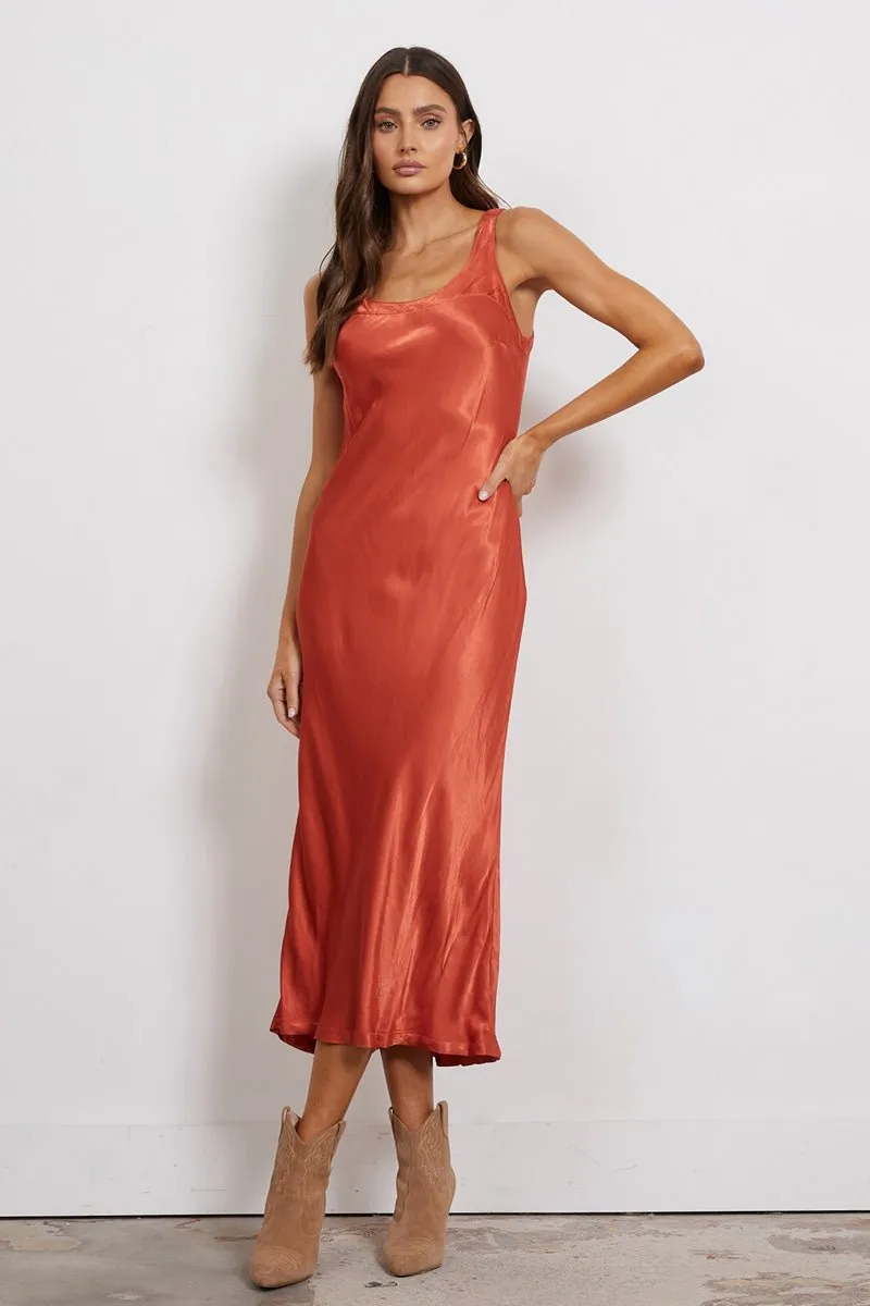 WINONA SILKY MAXI SLIP DRESS