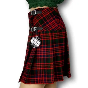 Women's Billie Kilt Mini Skirt MacDonald Modern Tartan