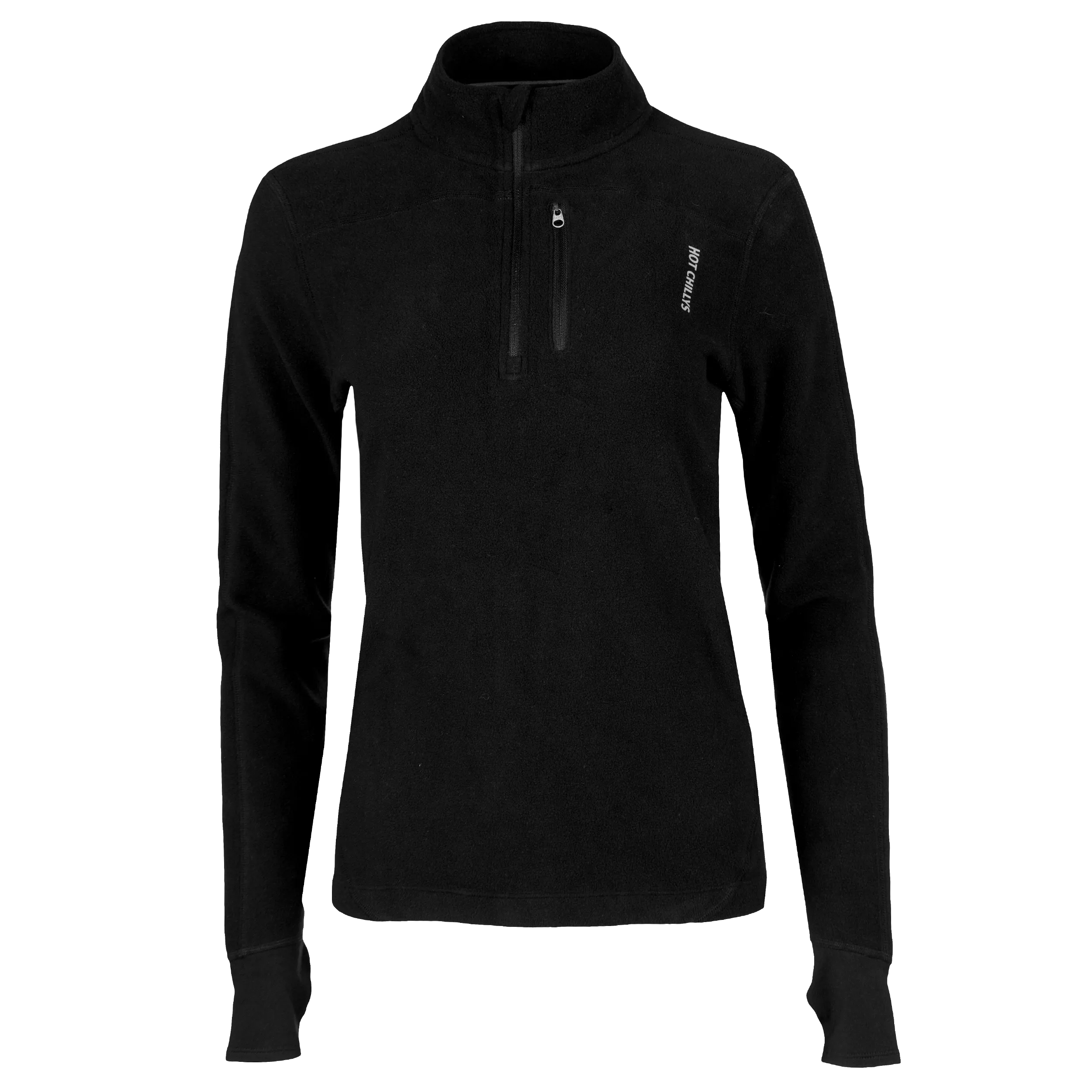 Women's La Montaña Fleece Zip-T - Black/Black