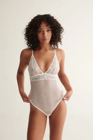 Wren Bodysuit White