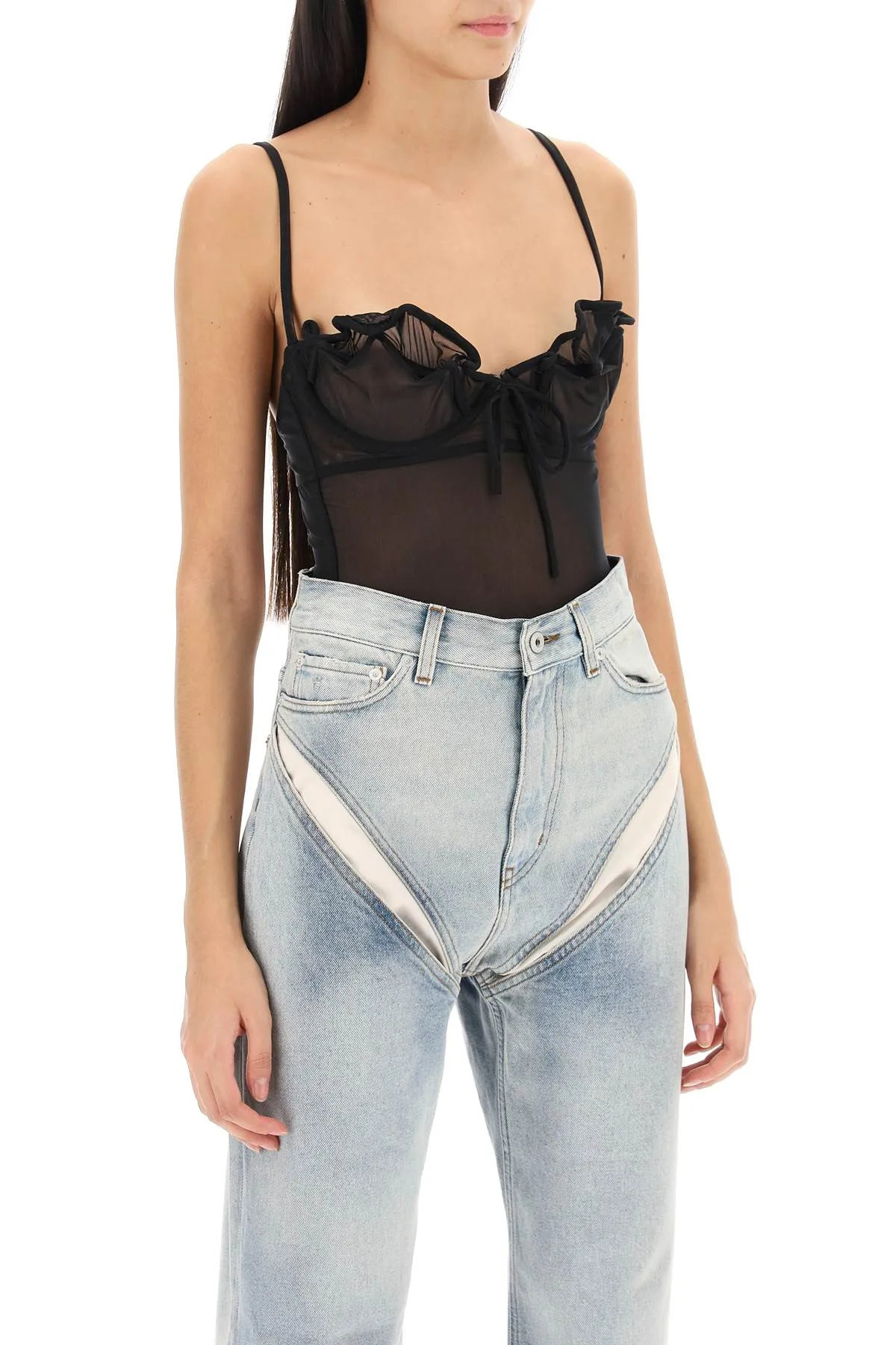 Y Project Wired Mesh Bodysuit